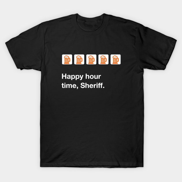 Bang the dice Happy Hour Time T-Shirt by Buba Boardgames